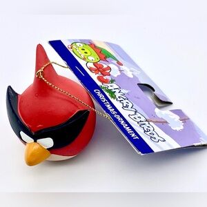 Angry Birds Christmas Ornament Super Red Bird Masked Commonwealth New With Tags